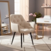Chomik Беже Велюрове Крісло, FAT6567 - Home Club, зображення 3