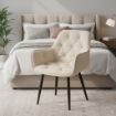 Chomik Беже Велюрове Крісло, FAT6567 - Home Club, зображення 5