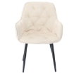 Chomik Беже Велюрове Крісло, FAT6567 - Home Club, зображення 6