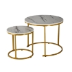 Chomik Двочастний Кавовий Стілок З Мармуру, Круглий, FAT1459 - Home Club, зображення 2