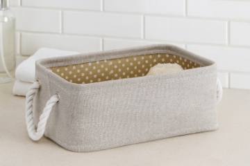 Chomik Прямоугольный органайзер 22 x 32 x 14 см, бежевый, размер S, NIZ4762 - Home Club