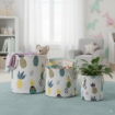 Chomik Корзина для белья/игрушек 30 x 35 см, круглая, с ананасами, размер S, NIZ4892 - Home Club, изображение 8