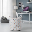 Chomik Корзина для белья/игрушек 35 x 37 см, круглая, с точками, размер L, NIZ4946 - Home Club, изображение 9