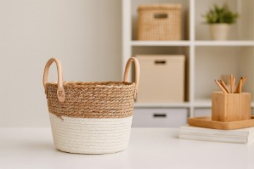 Chomik Плетений кошик 23 x 20 x 18/24 см з морської трави, LIS9319 - Home Club