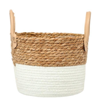 Chomik Плетеная корзина 23 x 20 x 18/24 см из морской травы, LIS9319 - Home Club