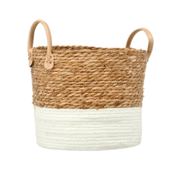 Chomik Плетеная корзина 28 x 26 x 25/32 см из морской травы, LIS9333 - Home Club