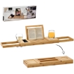 Chomik Бамбукова Розкладна Піднос Для Ванни 50/92 x 18 x 4 См, MUT6576 - Home Club, зображення 5