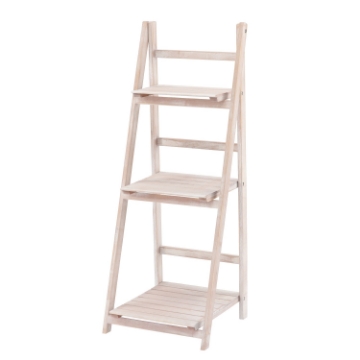 Chomik Стенд С Лестницей, Натуральный/Беленый, С 3 Полками, 42 x 39 x 109 см, PHO8423 - Home Club