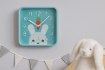 Chomik Детский Настенный Часы Квадратные 20,2 x 20,2 x 3,5 См, 4 Различных Дизайна, ZEG4603 - Home Club, изображение 10