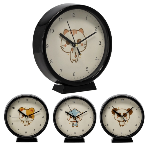 Chomik Детский Настенный Часы, Круглые, 15 x 15 x 3,5 См, 4 Различных Дизайна, ZEG4610 - Home Club