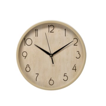 Chomik Кріплений Годинник Круглий 30,5 x 30,5 x 4,3 См Кремовий, ZEG4665 - Home Club