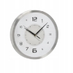 Chomik Настенные Часы Круглые 30,5 x 30,5 x 4,3 См Белые С Серебряной Рамкой, ZEG4672 - Home Club, изображение 3