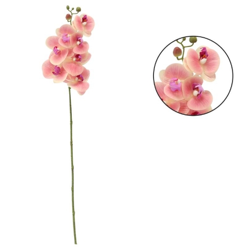 Chomik Искусственная ветка - орхидея 74 см розовая, HID3636 - Home Club
