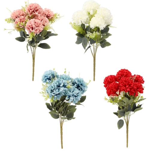 Chomik Искусственная ветка - букет из 7 цветов, 42 см, разноцветный, HID4106 - Home Club