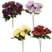 Chomik Искусственная ветка - букет из 7 пивоний 44 см, смешанные цвета, HID4144 - Home Club