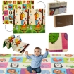 Chomik Двусторонняя образовательная коврик 150x200x1 см, складная, с изображением животных + сумка, KID4336 - Home Club, изображение 5