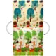 BackHome Living Двусторонняя образовательная коврик 180x200x1 см, складная, с изображением животных и деревьев + сумка, KID4350 - Home Club