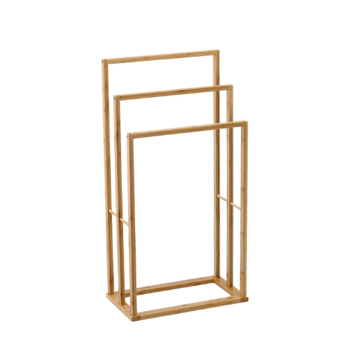 Chomik Стойка Для Полотенец Бамбуковая 3 Уровня 42 x 24 x 82 См, MUT6552 - Home Club