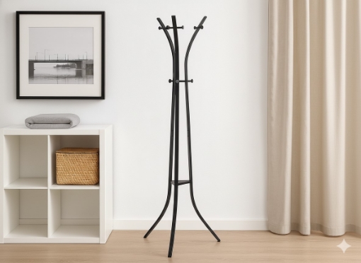 Chomik Стоячий Вішалка Hemde 184 См Чорний, LOF5318 - Home Club