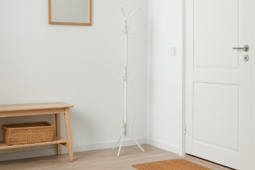 Chomik Стоячий Вішалка Omer 178 См Білий, LOF5370 - Home Club