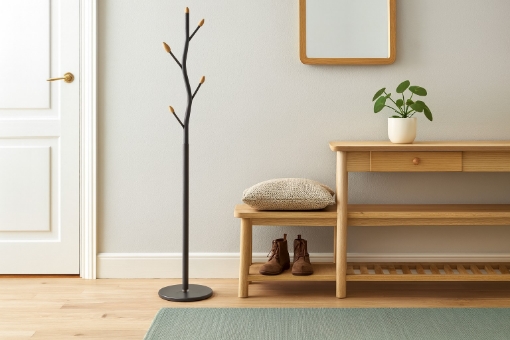 Chomik Верткая Вешалка Bungund 170 См Черная, LOF5387 - Home Club