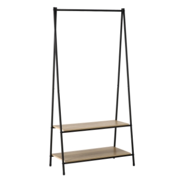 Chomik Стоячий Вешалка С 2 Полочками 80 x 40 x 160 См, LOF1166 - Home Club