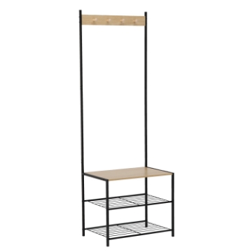 Chomik Стоячий Вешалка С 3 Полочками 60 x 40 x 175 См, LOF1173 - Home Club