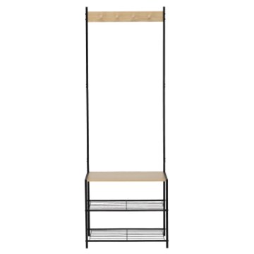 Chomik Стоячий Вешалка С 3 Полочками 60 x 40 x 175 См, LOF1173 - Home Club