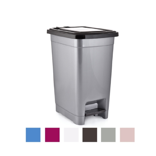 Hobby Life Сміттєвий Кошик Slim 10L З Педалем, HOB011140 - Home Club