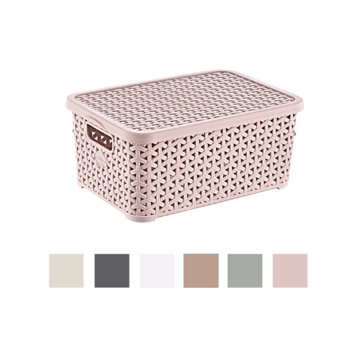 Hobby Life Кошик З Ратану З Кришкою 6 Л, HOB041255 - Home Club