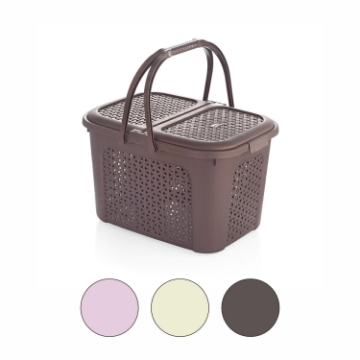 Hobby Life Корзина для пикника из ротанга 44x33x28 см, HOB071302 - Home Club