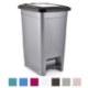 Hobby Life Сметанная Мусорная Корзина Slim 25L С Педалью, HOB011142 - Home Club