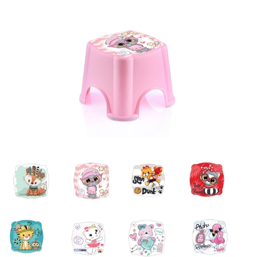 Hobby Life Маленький табурет с мотивом, высота 20,5 см, HOB081401 - Home Club