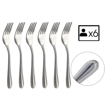 Chomik Набор из 6 вилок для торта «Наталья», STA7363 - Home Club