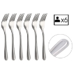Chomik Набор из 6 вилок для торта London, STA7431 - Home Club, изображение 2