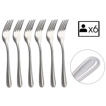 Chomik Набор из 6 вилок для торта London, STA7431 - Home Club