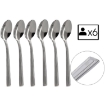 Chomik Набор из 6 чайных ложек Milano, STA7547 - Home Club, изображение 2