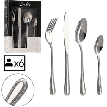 Chomik Набор столовых приборов London, 24 предмета, STA7448 - Home Club