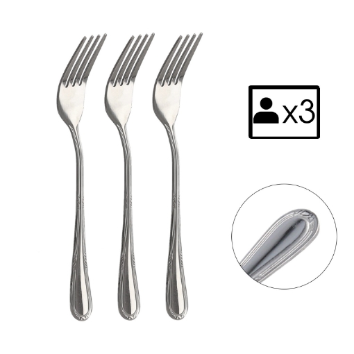 Chomik 3 Шт. Вилки Наталья, STA7318 - Home Club