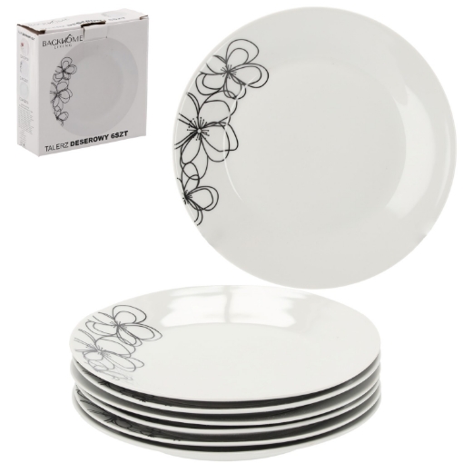 Chomik Кпл. 6 Десертних Тарілок 19 См Круглих G047, AIC2301 - Home Club