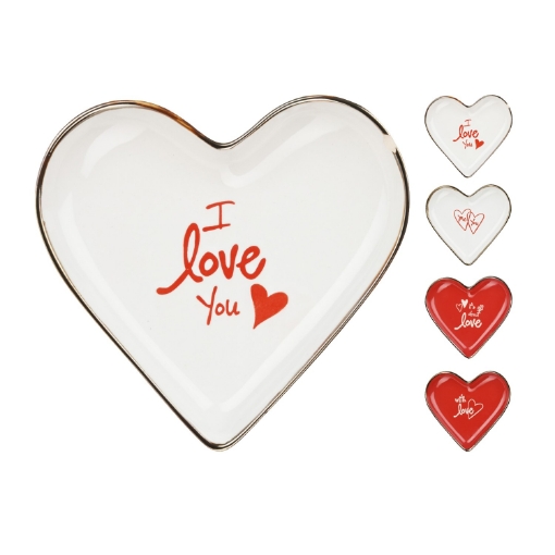 Chomik Тарілка У Формі Серця 21,6X15,6X3,3 См, AMS8723 - Home Club
