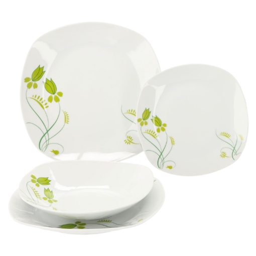 Chomik Набор столовых приборов, 18 предметов, квадратный, M380, AIC2271 - Home Club