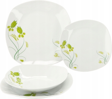 Chomik Набор столовых приборов, 18 предметов, квадратный, M380, AIC2271 - Home Club