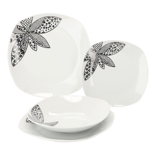 Chomik Набор посуды для обеда, 18 предметов, квадратный, G792, AIC2288 - Home Club