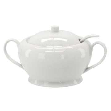 Chomik Фарфоровый Супник 2 Литра С Ложкой, CAI6493 - Home Club