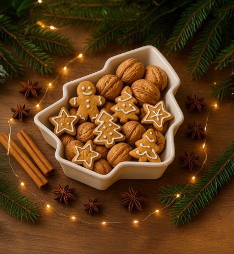 Chomik Порцеляновый Поднос «Елька» 30,5 x 23,5 x 4,5 См, CAI0640 - Home Club