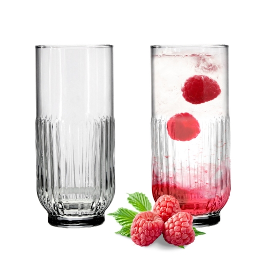 Chomik Набор из 6 стаканов для длинных напитков, объем 395 мл, Токио, ARTTOK352F - Home Club