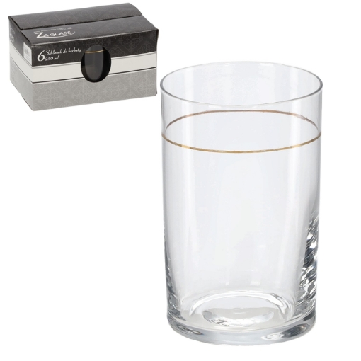 Chomik Kpl.6 Бокалы С Золотым Узором/6 шт., ZAJ1478 - Home Club