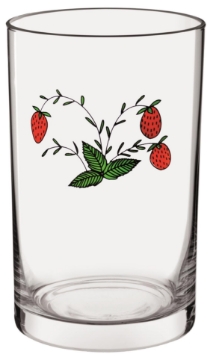 Krosno 6 Штук Декорированных Стаканов «Поziomka», KRO5436 - Home Club