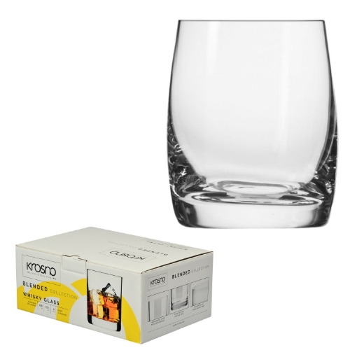 Krosno Набор из 6 бокалов для виски Blended 250 мл, низкие, KRO9354 - Home Club